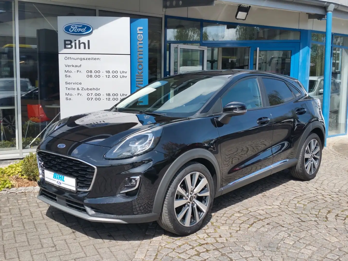 Ford Puma Titanium X Navi Winterp. Leder-Stoff 1.Hand Schwarz - 2