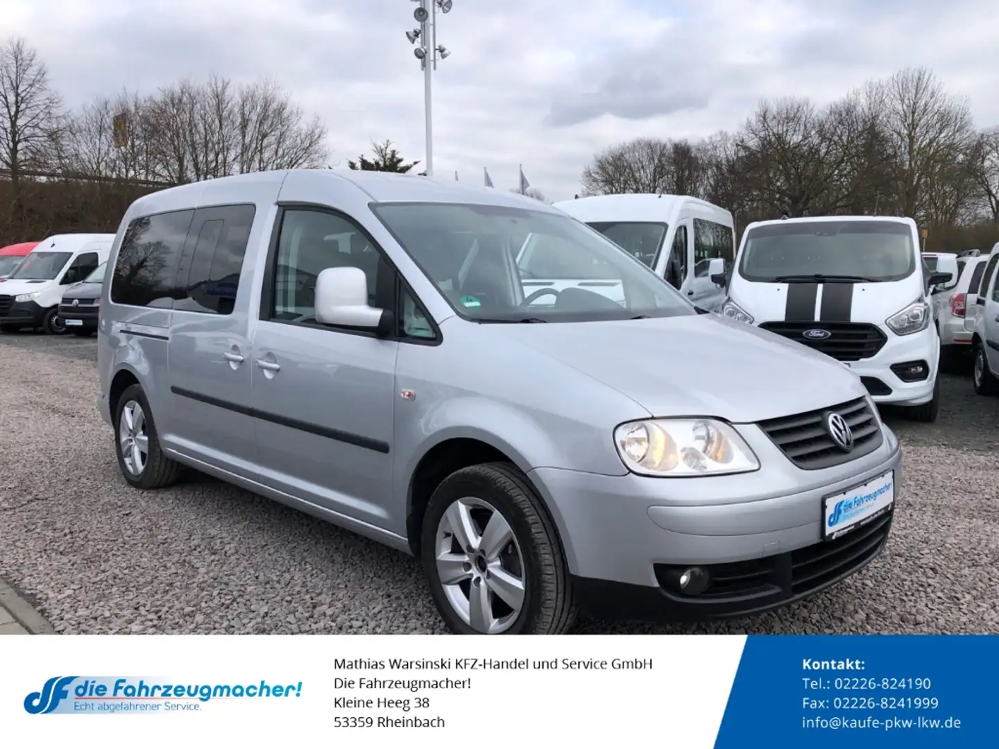 Volkswagen Caddy Life Family 1.9 TDI *BEHINDERTENGERECHT Silber - 1