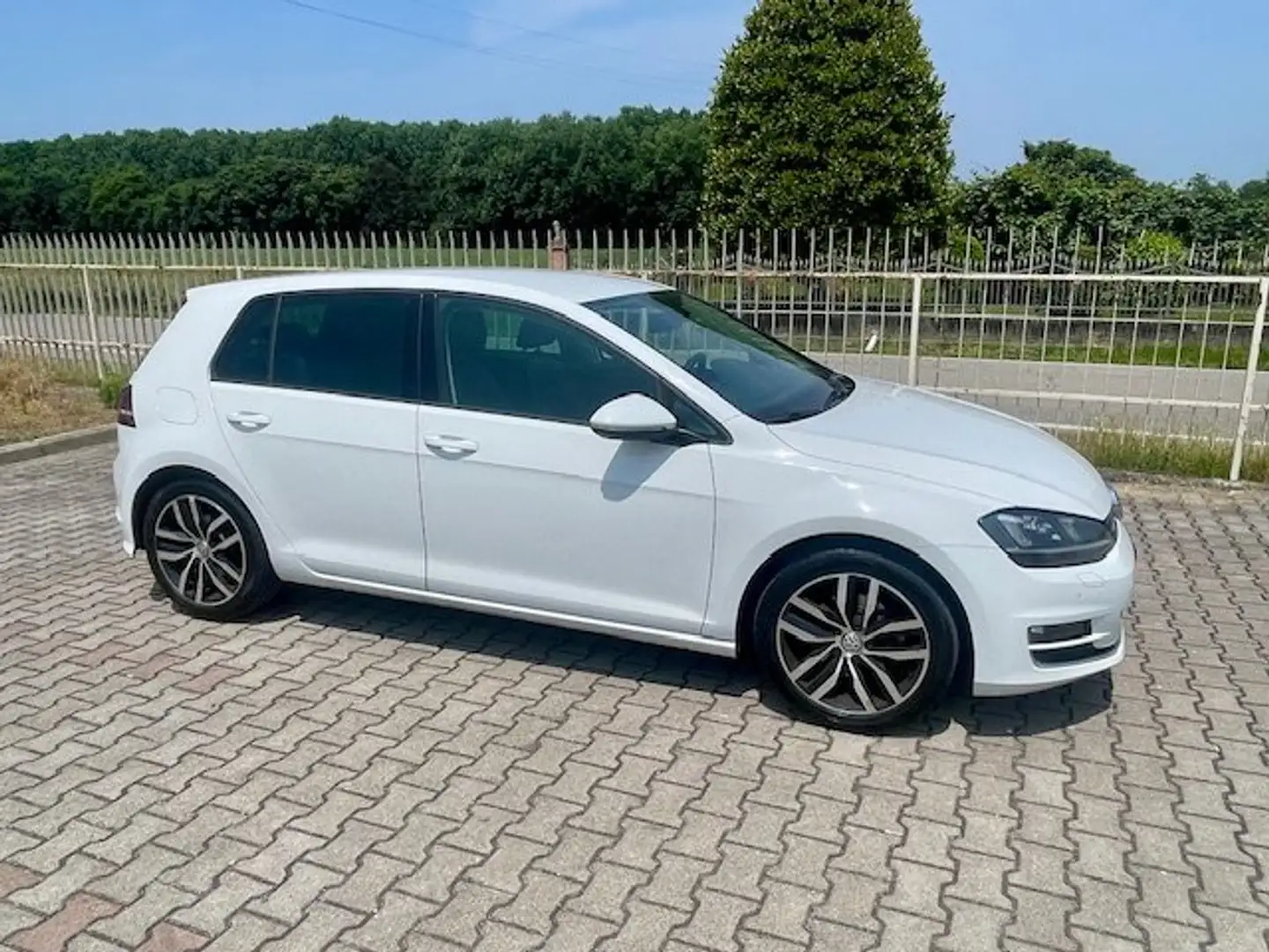 Volkswagen Golf GOLF VII 1.6 Highline Bluemotion Technology-5p DSG Bianco - 1
