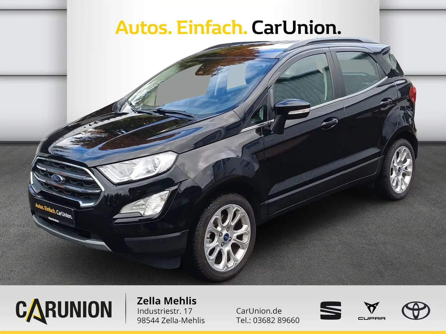 Ford EcoSport Titanium *LED*KLIMA*SITZH*TEMPO* Negro - 1