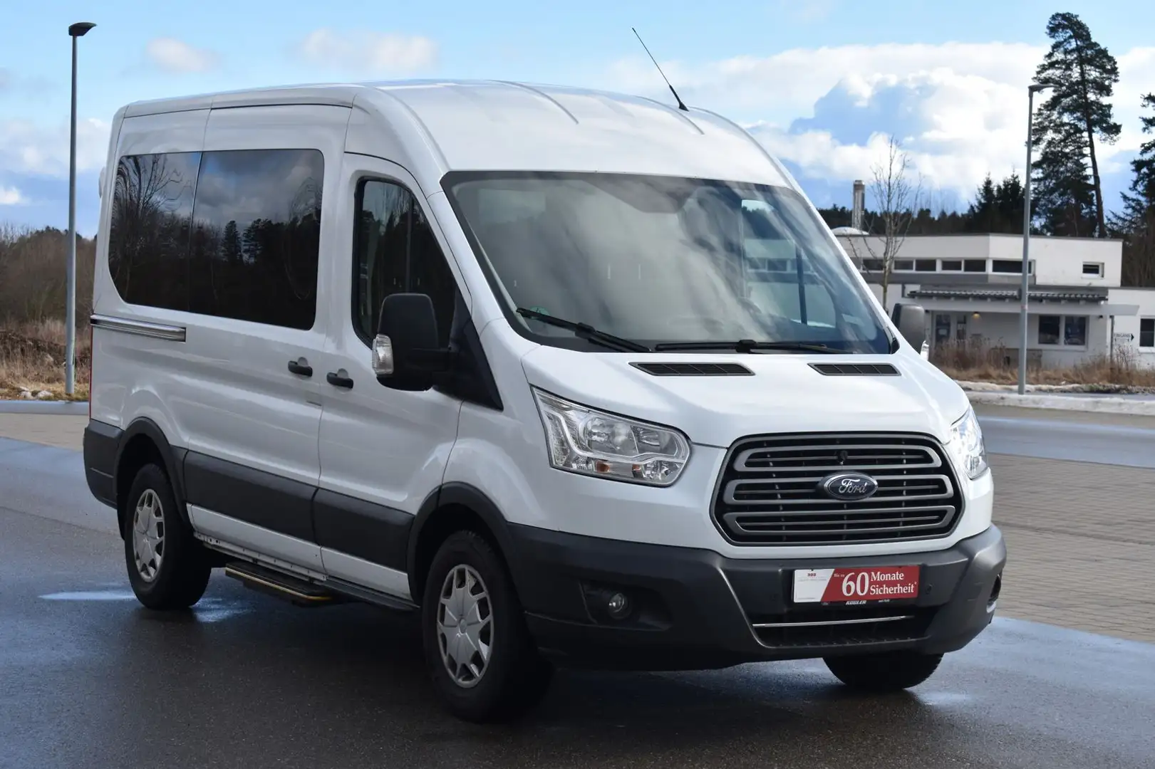 Ford Transit 350 L2*9Sitzer*Automatik*2xKlima*PDC* Weiß - 1