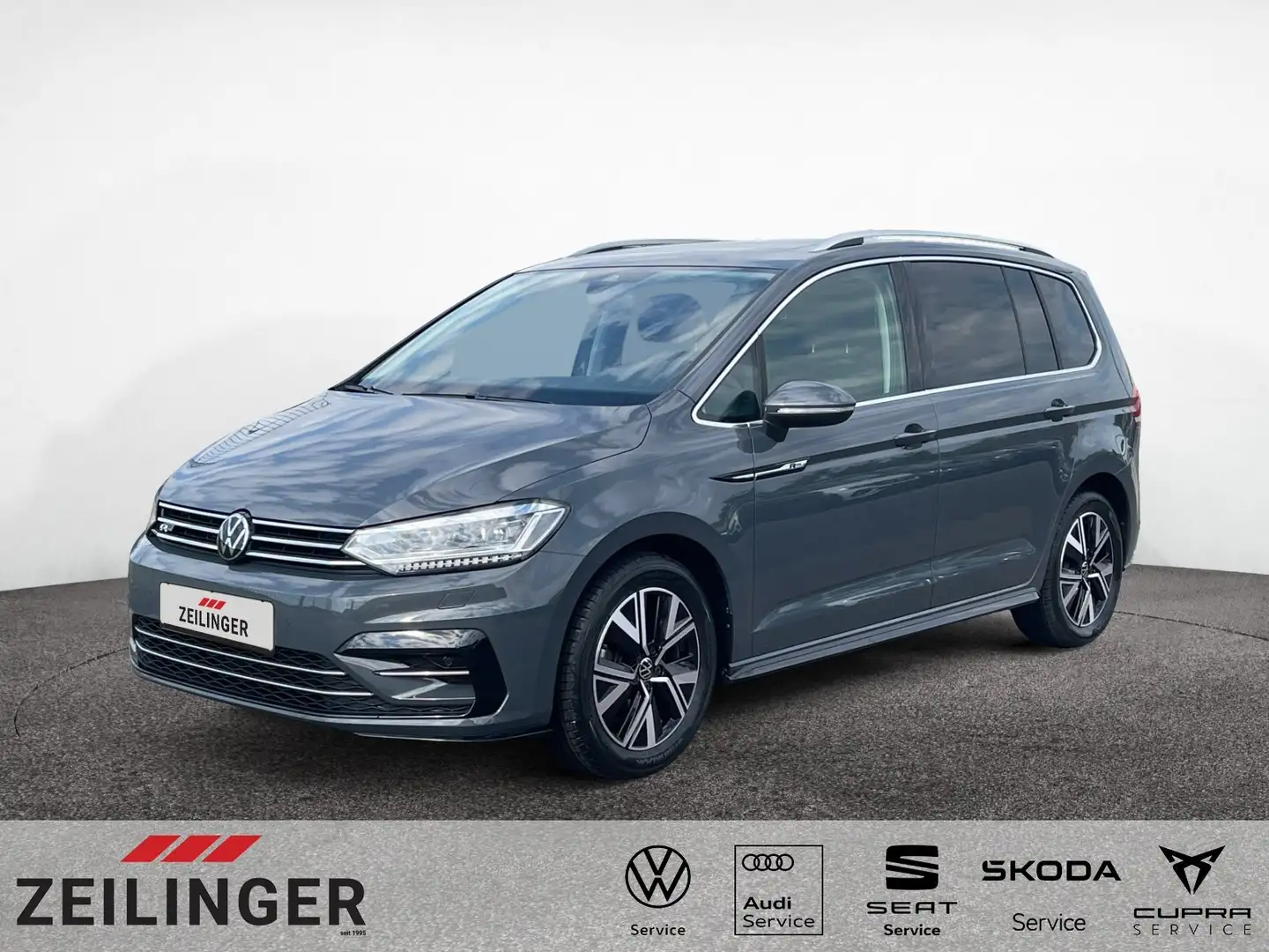 Volkswagen Touran Highline TSI DSG|R-LINE EXT|7-S.|PANO|AHK Grau - 1