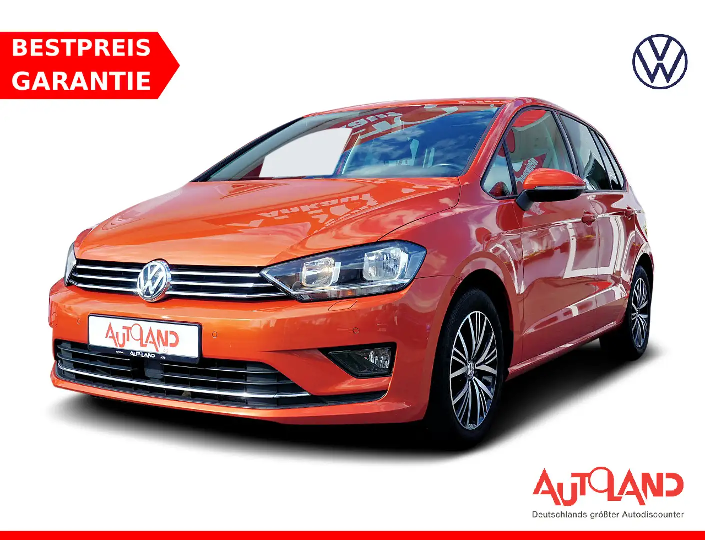 Volkswagen Golf Sportsvan VII 1.2 Tempomat Sitzheizung PDC Orange - 1
