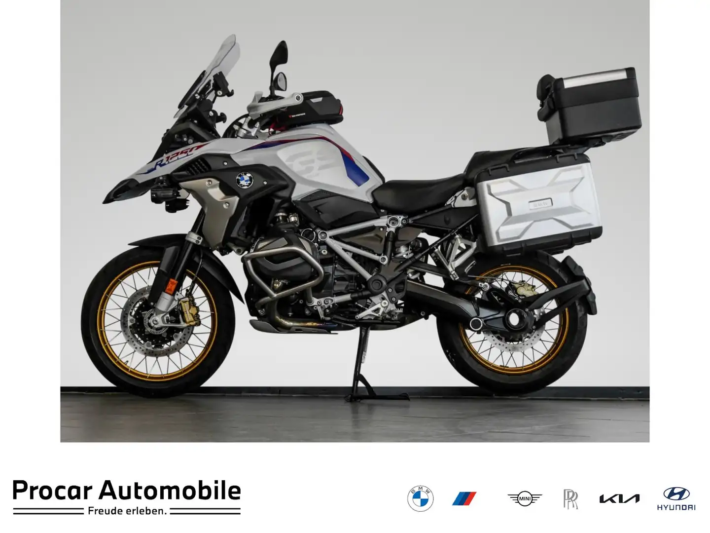 BMW R 1250 GS Komfort- Dynamik- Tourenpaket - Koffersatz & Top C Білий - 1