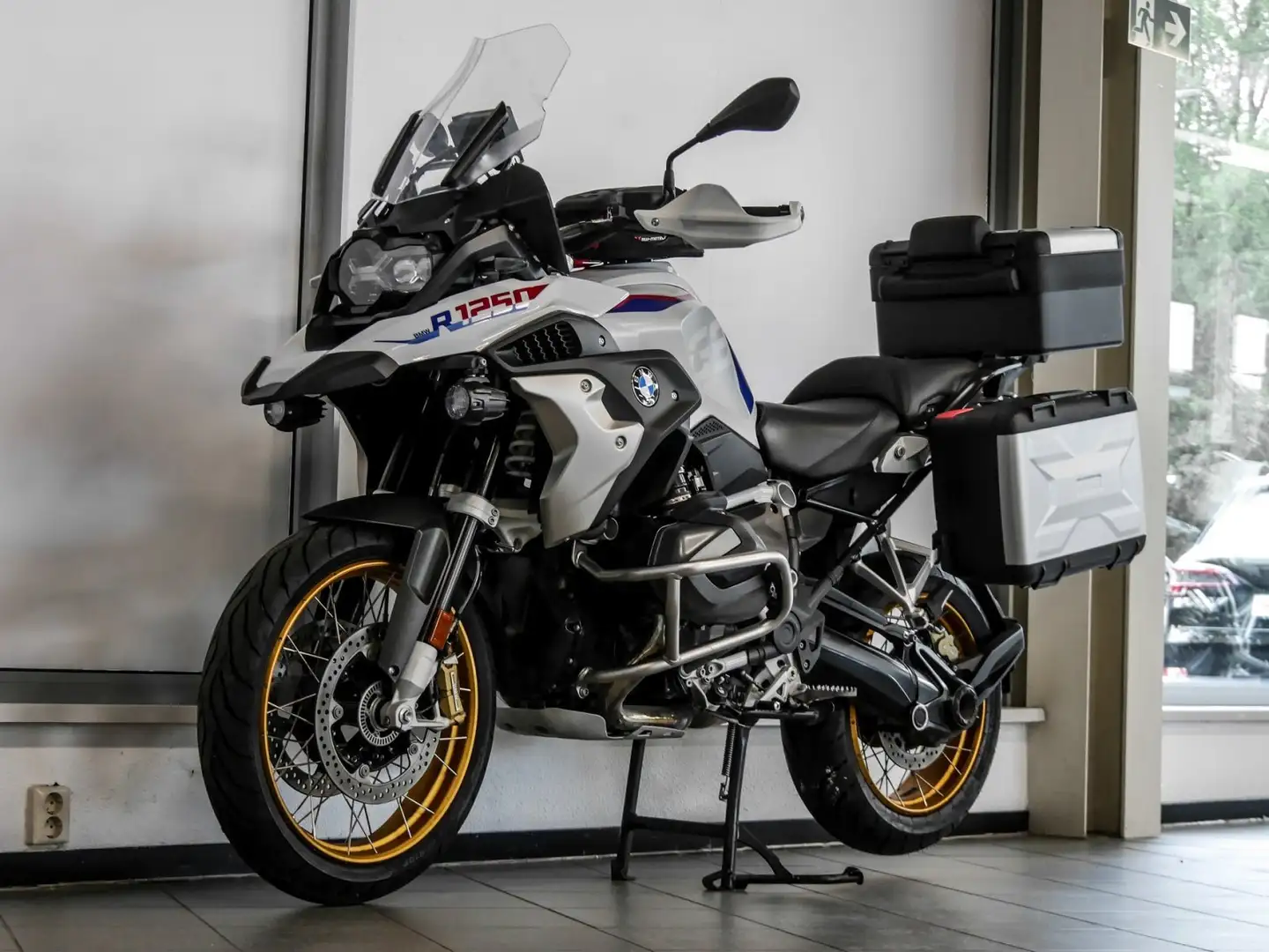 BMW R 1250 GS Komfort- Dynamik- Tourenpaket - Koffersatz & Top C Білий - 2