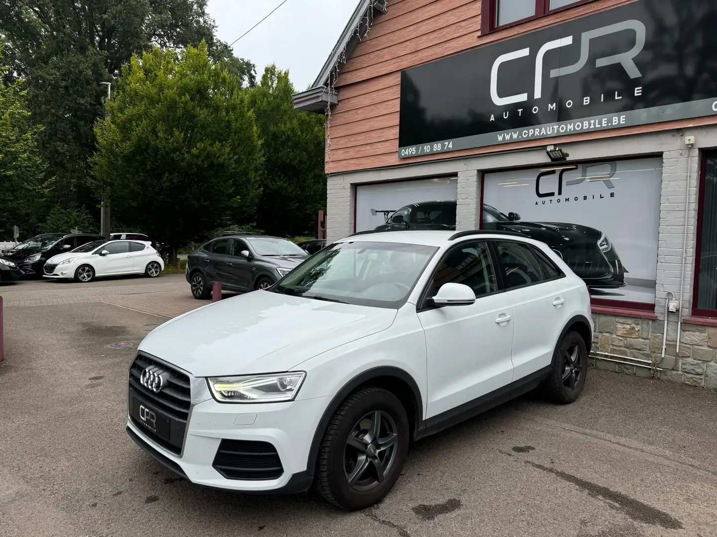 Audi Q3 2.0 TDi *ECRAN* RADAR AR * CLIM AUTO * CRUISE Blanc - 1
