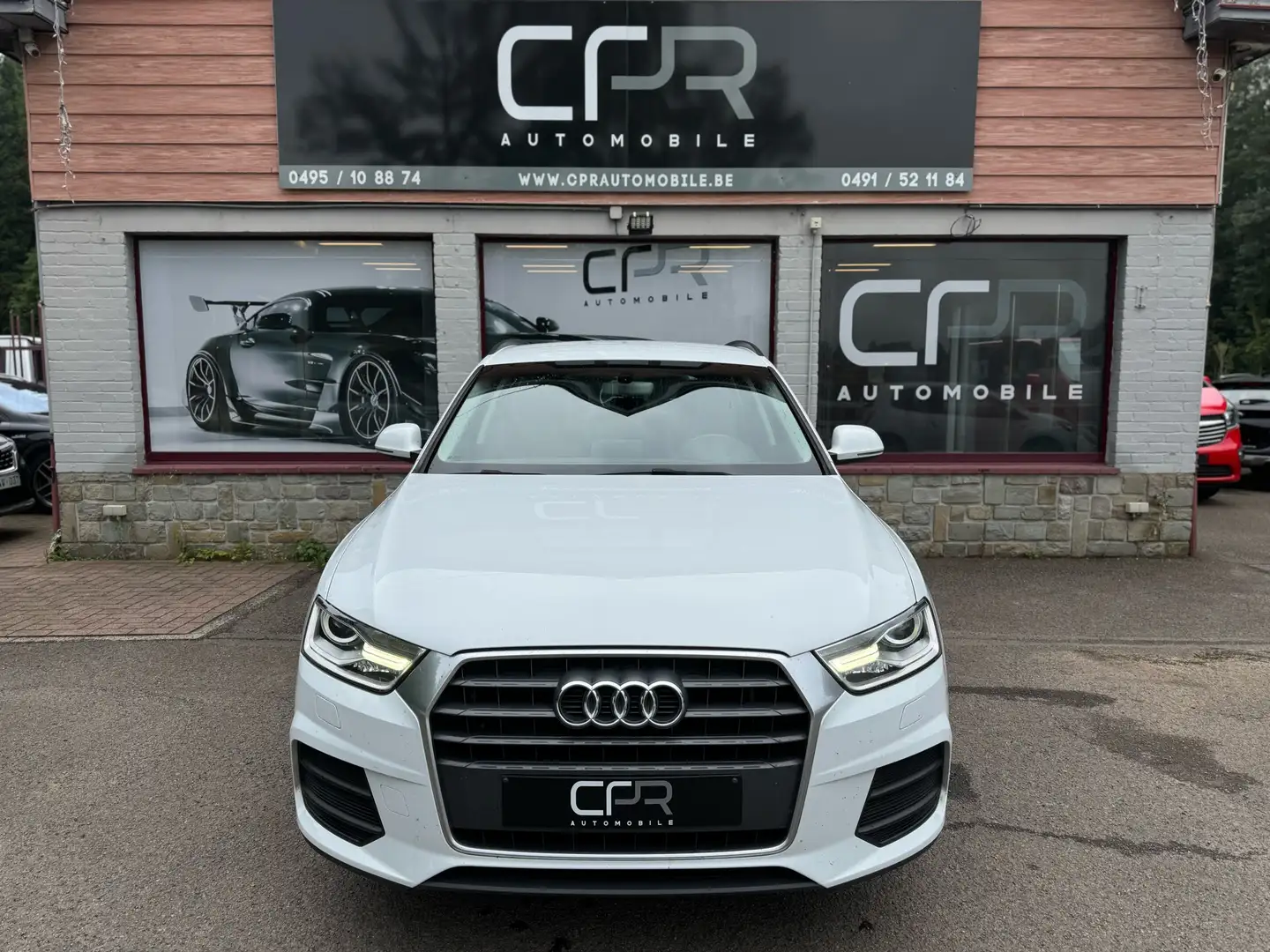 Audi Q3 2.0 TDi *ECRAN* RADAR AR * CLIM AUTO * CRUISE Blanc - 2