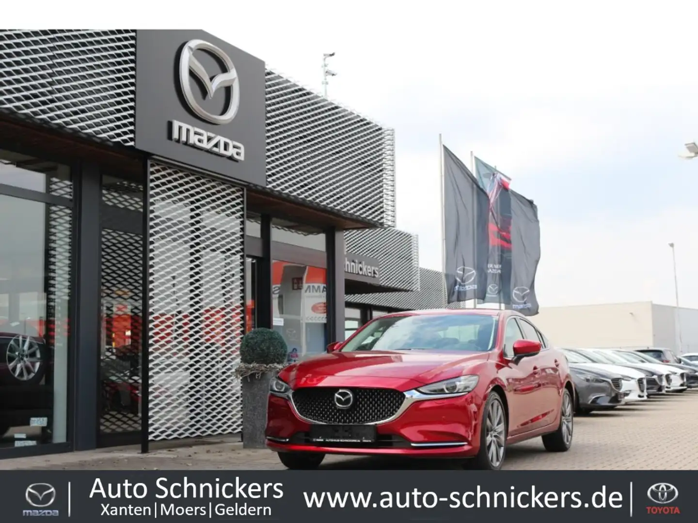 Mazda 6 SKYACTIV-G EXCLUSIVE-LINE+BOSE+HAGELSCHADEN ! Rouge - 1