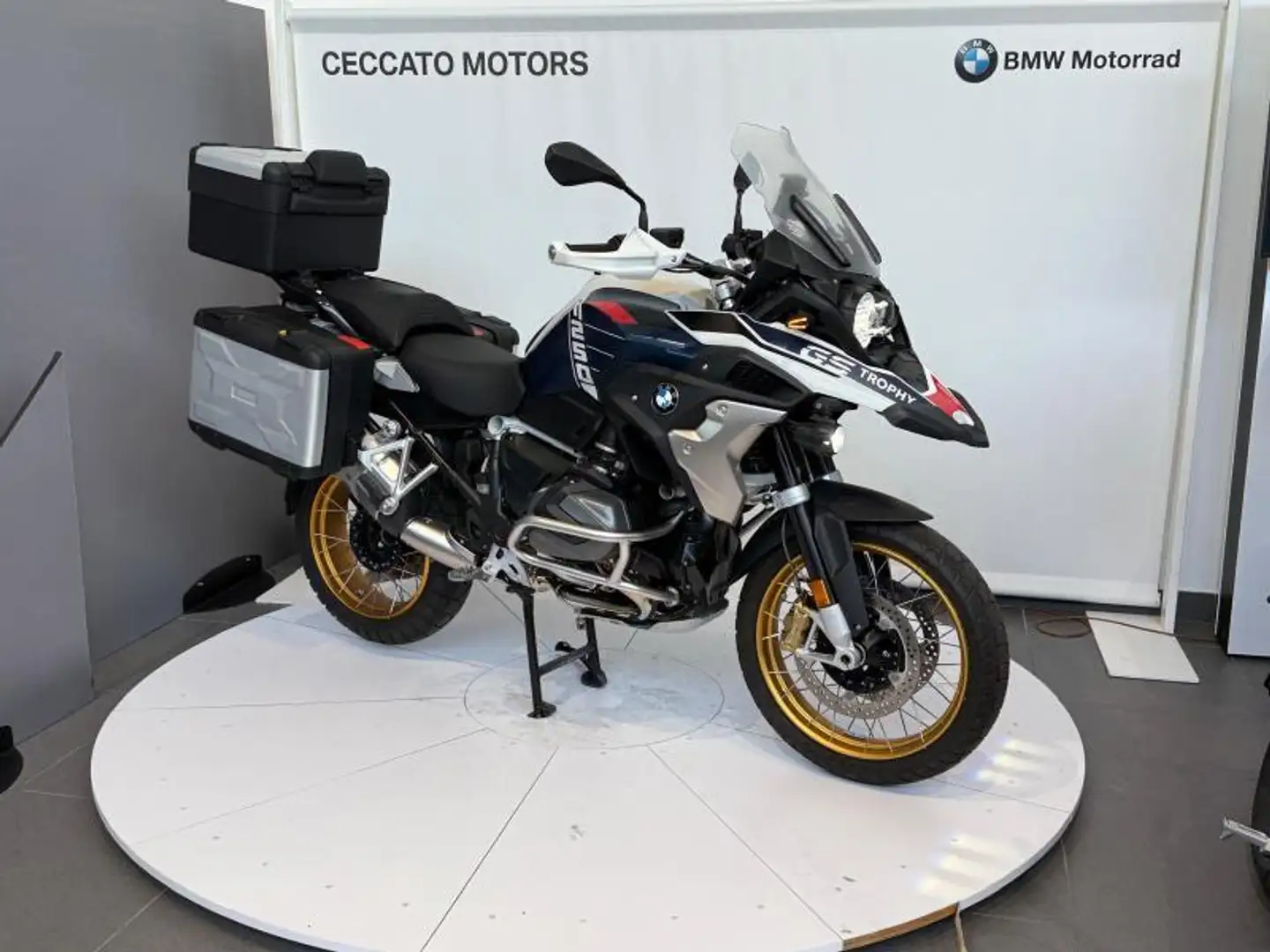 BMW R 1250 GS Trophy Abs Blanc - 1