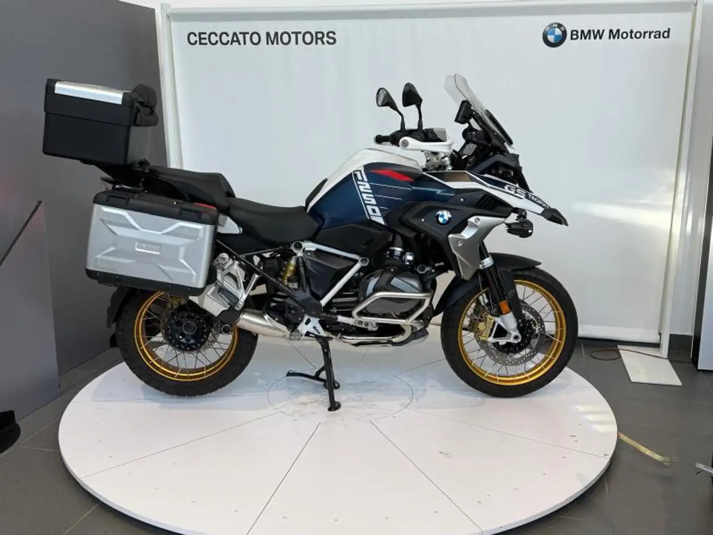 BMW R 1250 GS Trophy Abs Blanc - 2