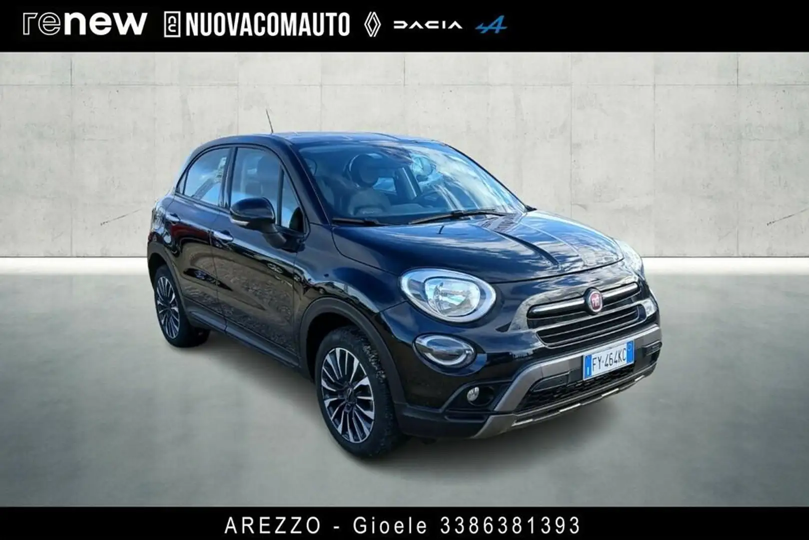 Fiat 500X 1.6 mjt Lounge 4x2 120cv my20 Nero - 2