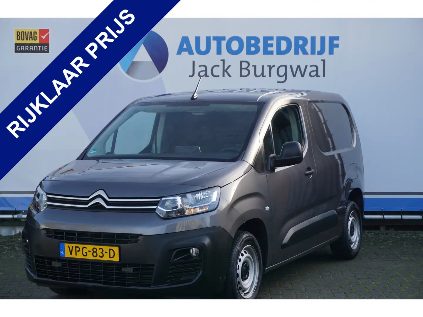 Citroen Berlingo 1.5 BlueHDI 102PK Club Trekhaak | Apple Carplay | Grijs - 1