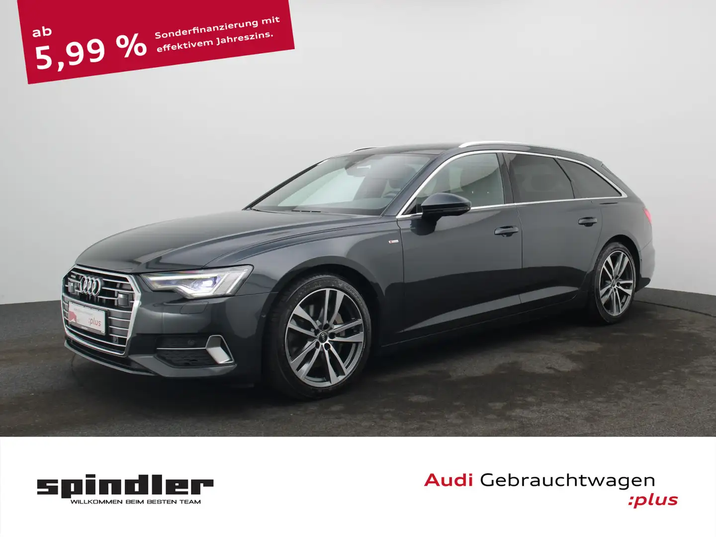 Audi A6 S-Line 50 TDI quattro / AHK, Pano Grau - 1