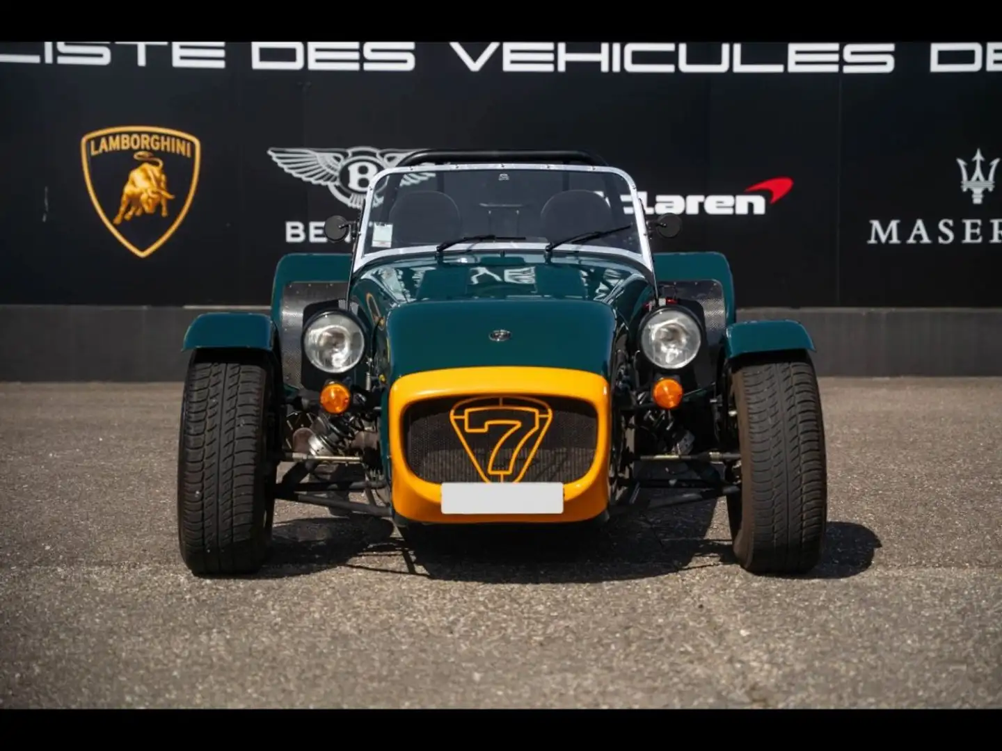 Caterham Seven S3 - 275 Ford Sigma 1.6l 135 Ch – 650kg Grün - 2