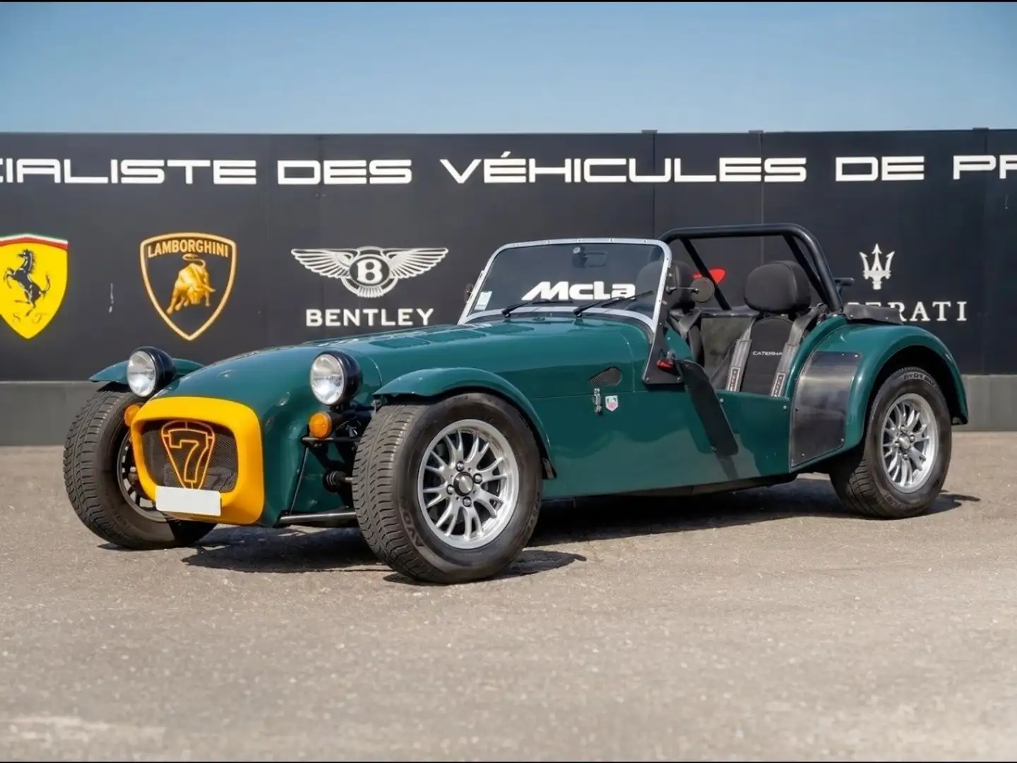 Caterham Seven S3 - 275 Ford Sigma 1.6l 135 Ch – 650kg Grün - 1