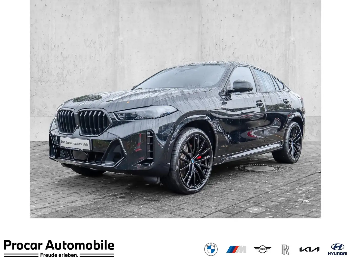 BMW X6 xDrive30d M Sport PANO RFK NAVI LED Massage Schwarz - 1