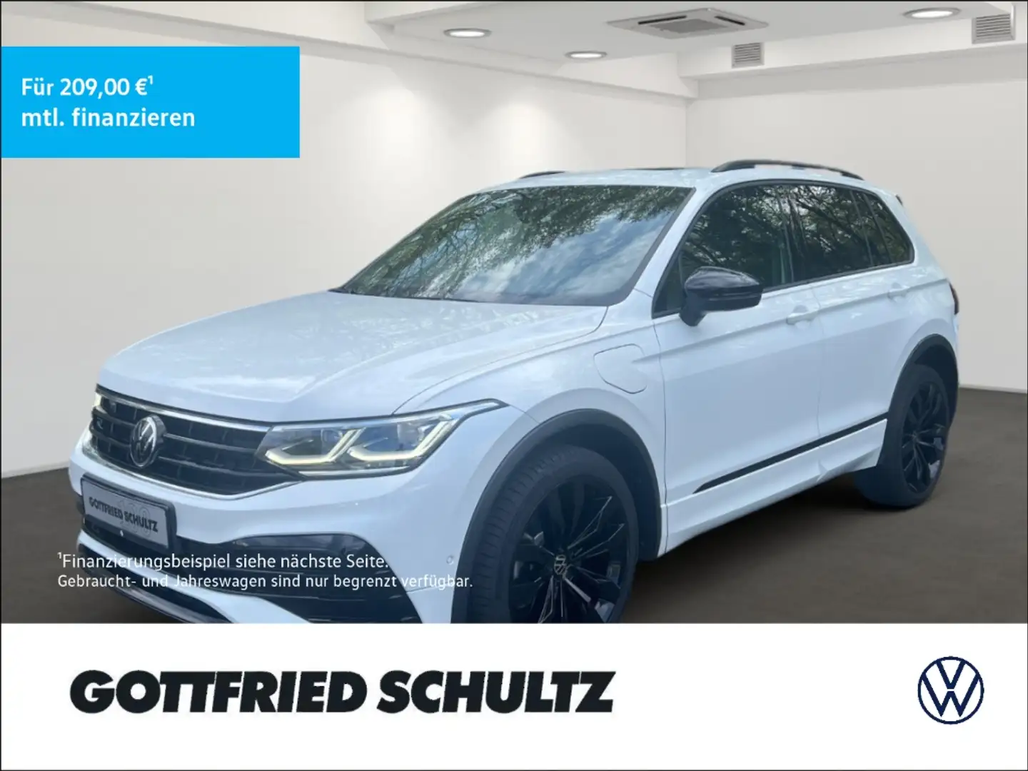 Volkswagen Tiguan 1.4 e-TSI R-Line Black Style DSG LED PANO AHK DCC Weiß - 1