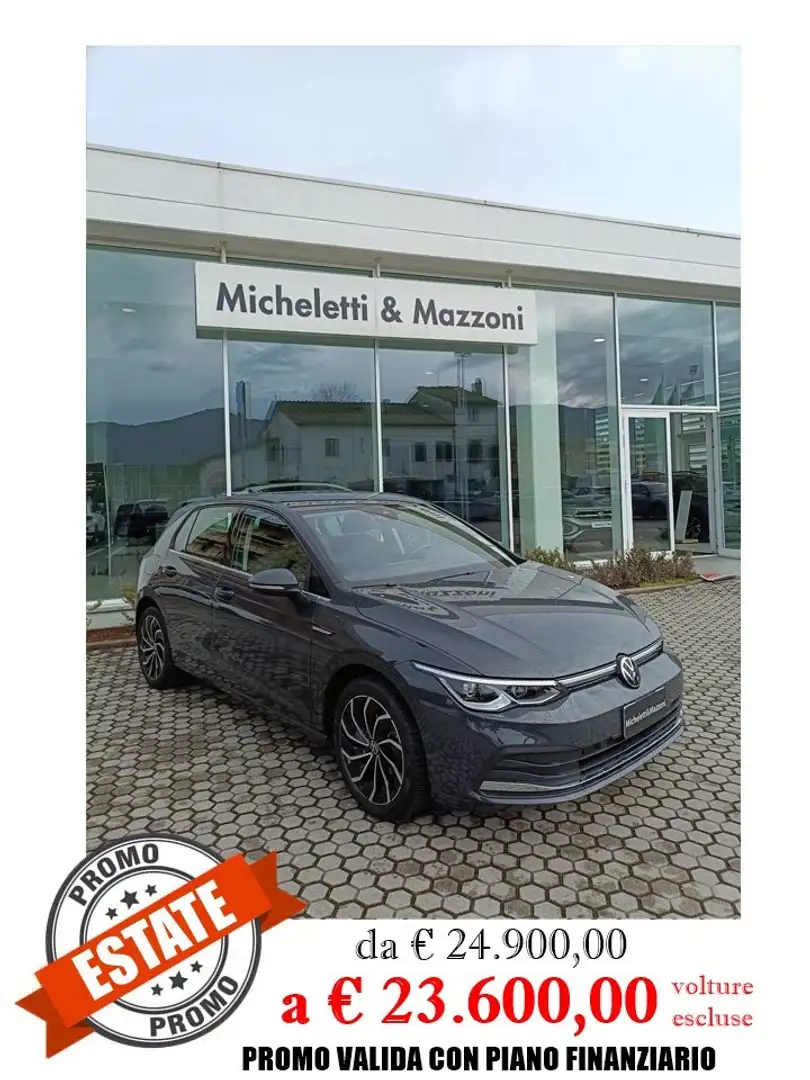 Volkswagen Golf Golf 2.0 tdi Style 115cv dsg Grigio - 1