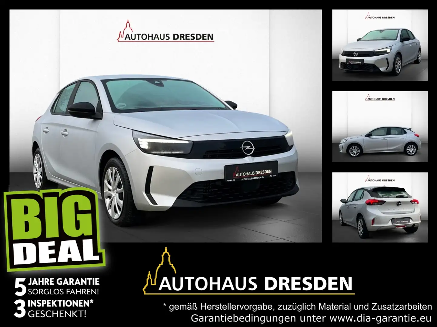 Opel Corsa F 1.2 Turbo Edition LED+SHZ+Fernlichtass. Argent - 1