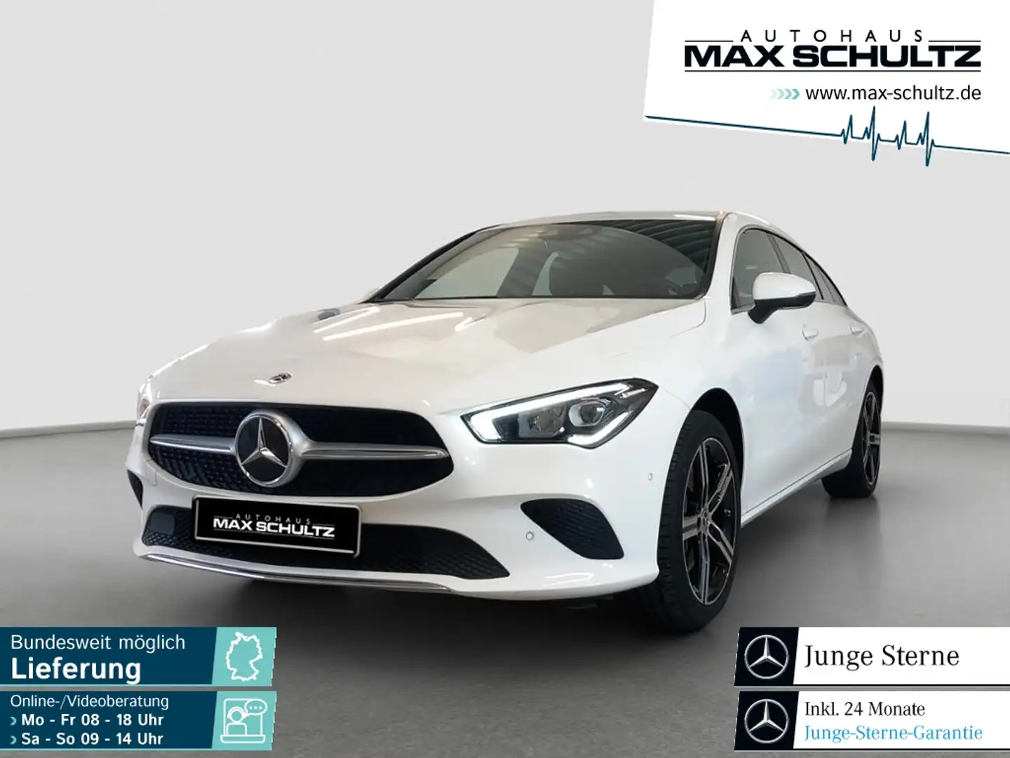 Mercedes-Benz CLA 250 e Shooting Brake LED*PDC*Apple CarPlay Weiß - 1