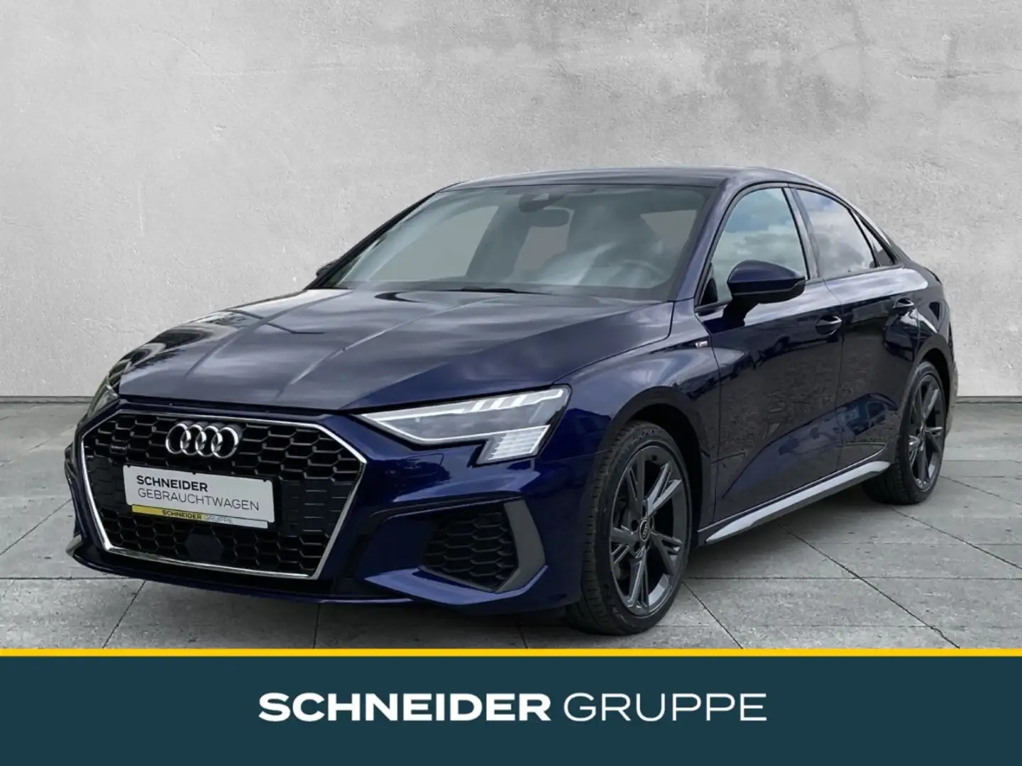 Audi A3 QUATTRO S-LINE 2.0 TDI DSG NAV+PDC+ACC+KAMERA Blau - 1