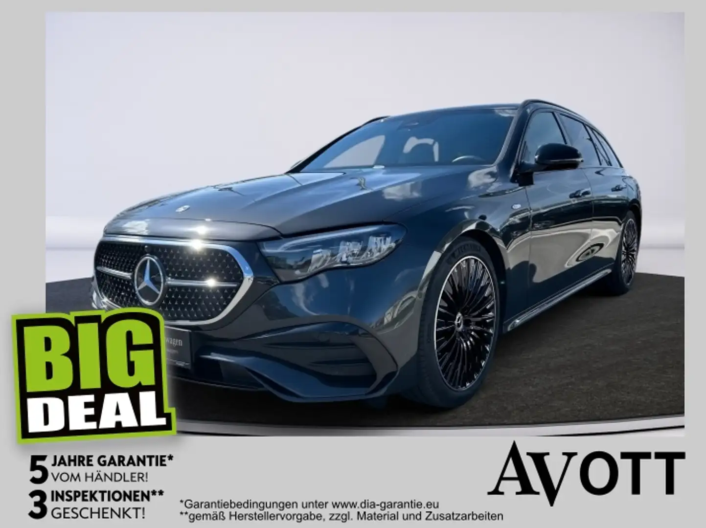 Mercedes-Benz E 300 de 4M T AMG-Line AHV Grau - 1