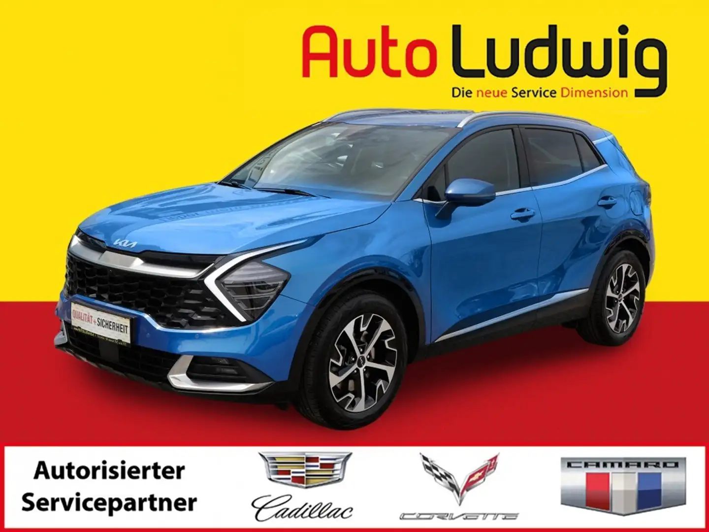 Kia Sportage 1,6 TGDI 48V Gold DCT*NAVI*LED*PDC*SHZ*TEMPOMAT Blauw - 1