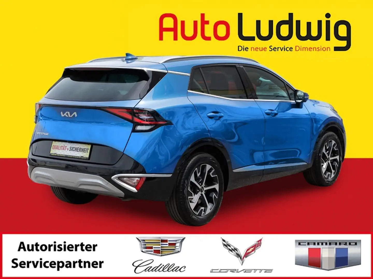 Kia Sportage 1,6 TGDI 48V Gold DCT*NAVI*LED*PDC*SHZ*TEMPOMAT Blauw - 2