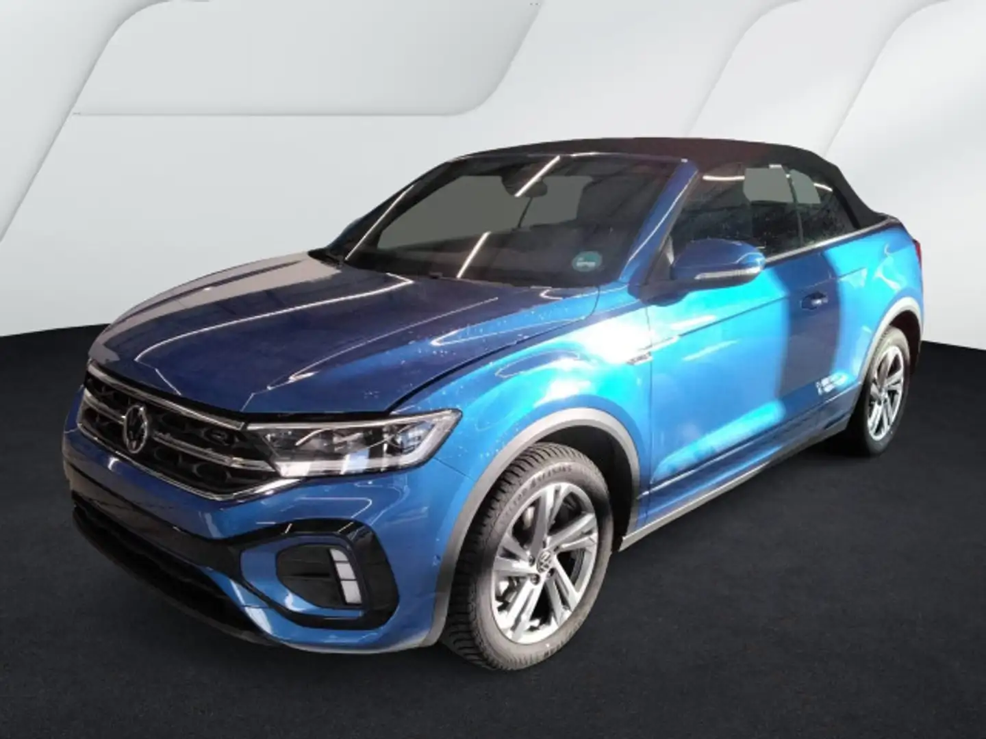 Volkswagen T-Roc Cabrio 1.5 TSI DSG R-LINE AHK IQ.DRIVE NAV Blau - 2