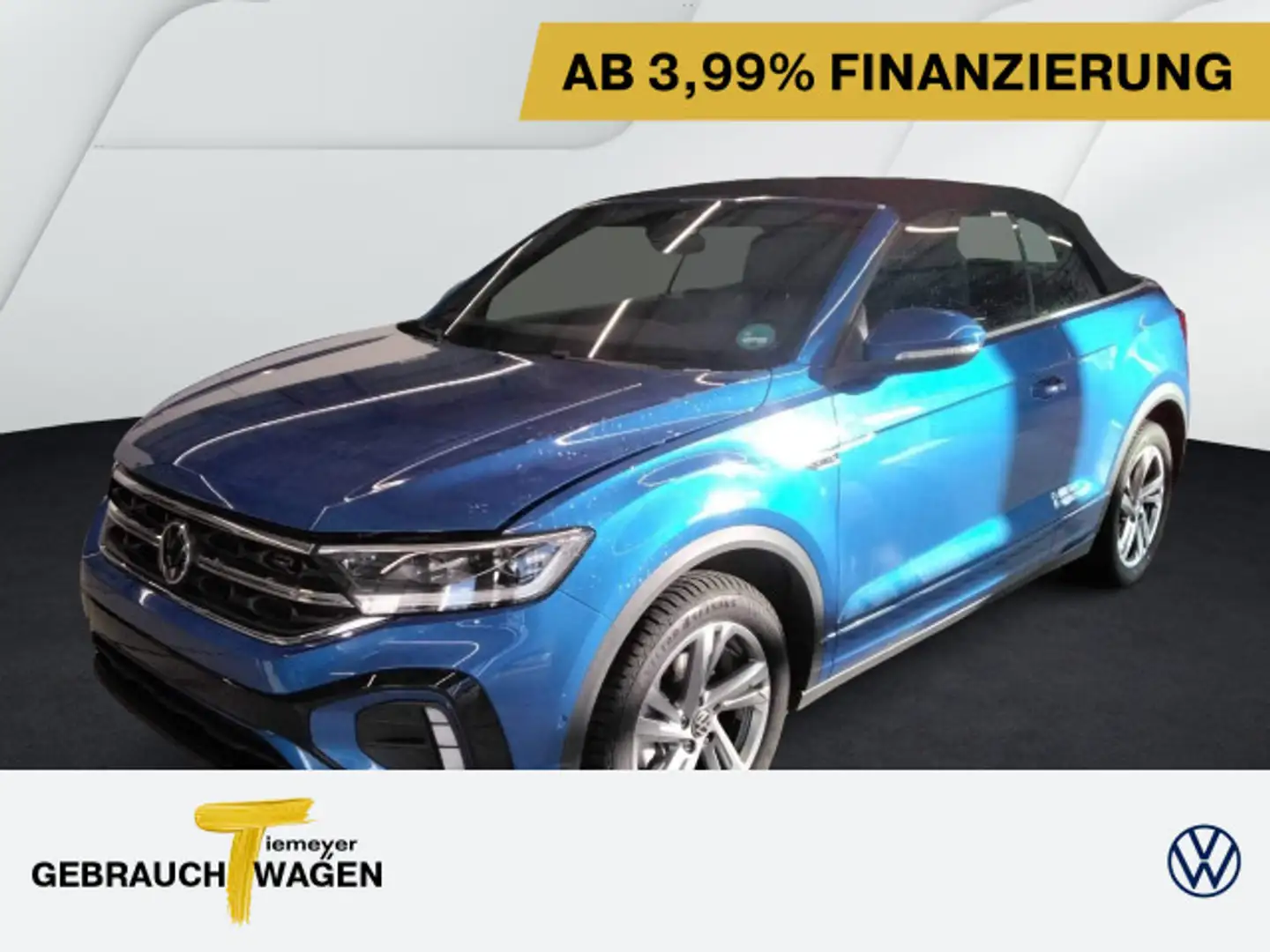 Volkswagen T-Roc Cabrio 1.5 TSI DSG R-LINE AHK IQ.DRIVE NAV Blau - 1