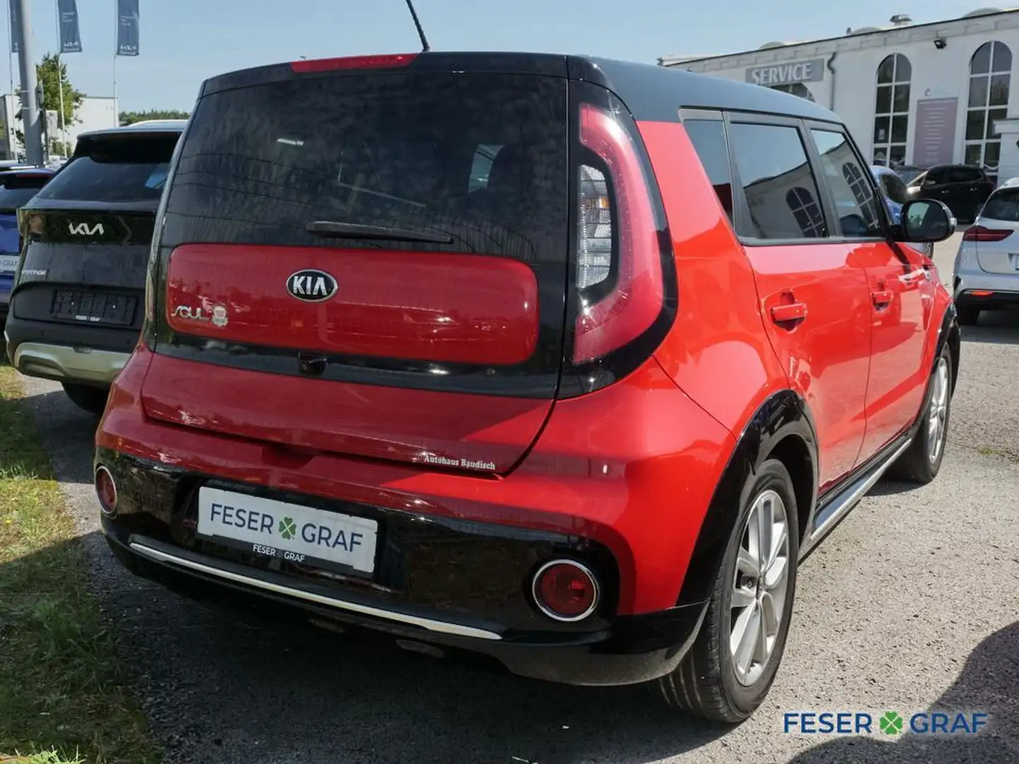 Kia Soul GDI 1.6 Klima Sitzhzg PDC 8-fach-bereift Rosso - 2