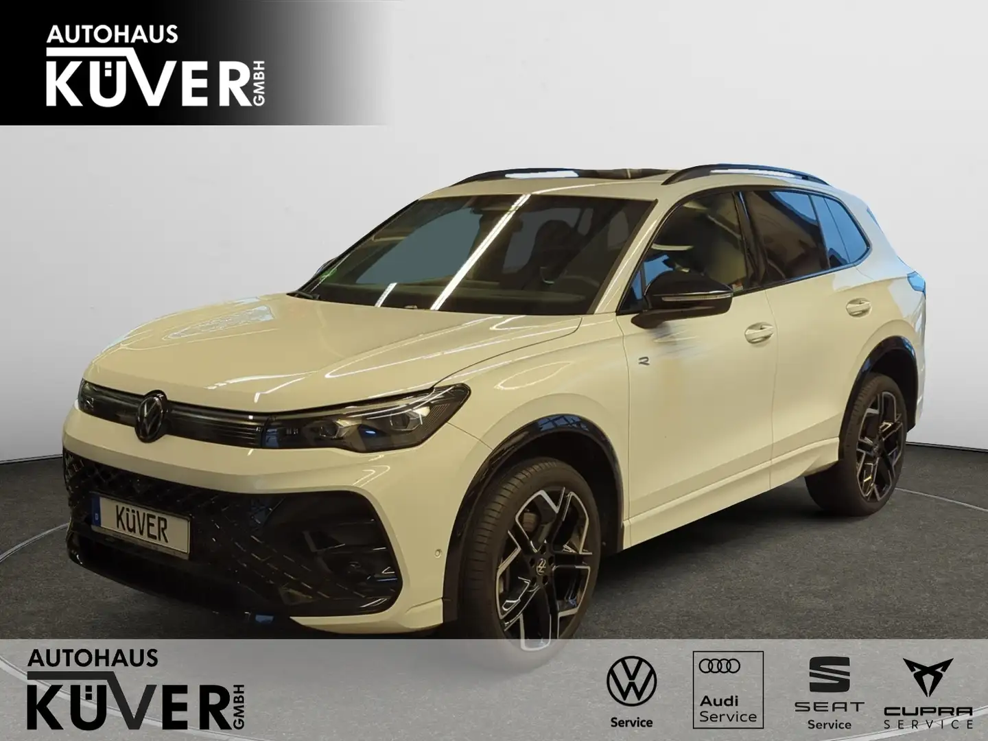 Volkswagen Tiguan R-Line 2,0 TDI DSG 4M+Navi+Pano+ACC+AHK Weiß - 1