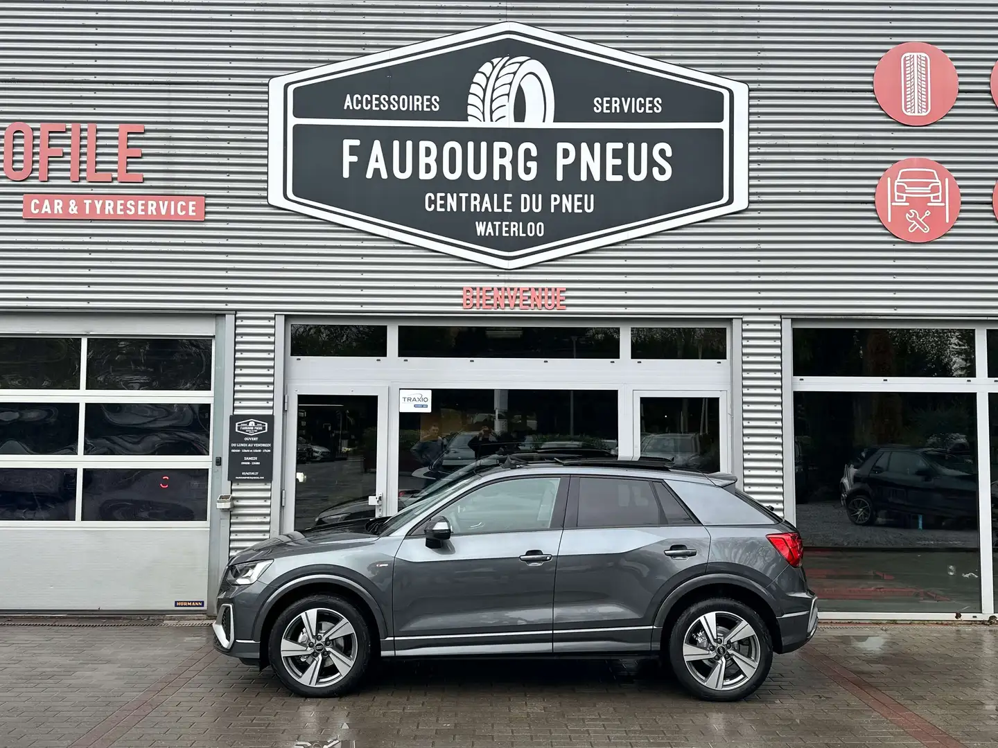 Audi Q2 *S-line*1-PROPRIETAIRE/1-OWNER*HISTO-AUDI*VIRTUAL* Gris - 2