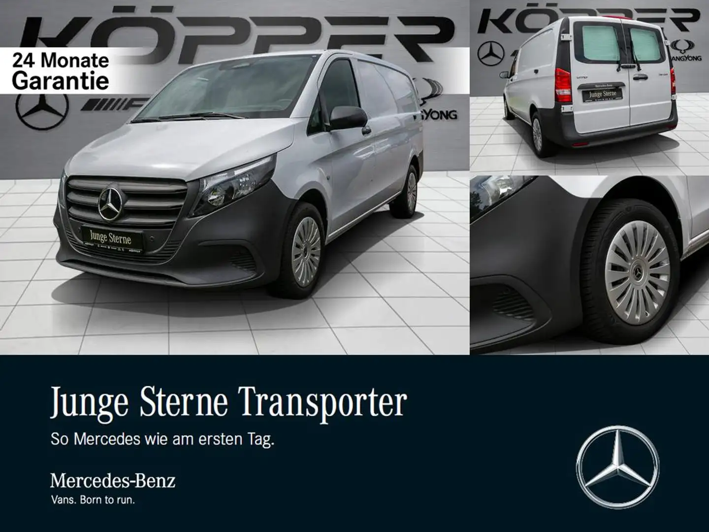 Mercedes-Benz Vito 116 CDI Kasten L Navi Kamera Easy Automatik Weiß - 1