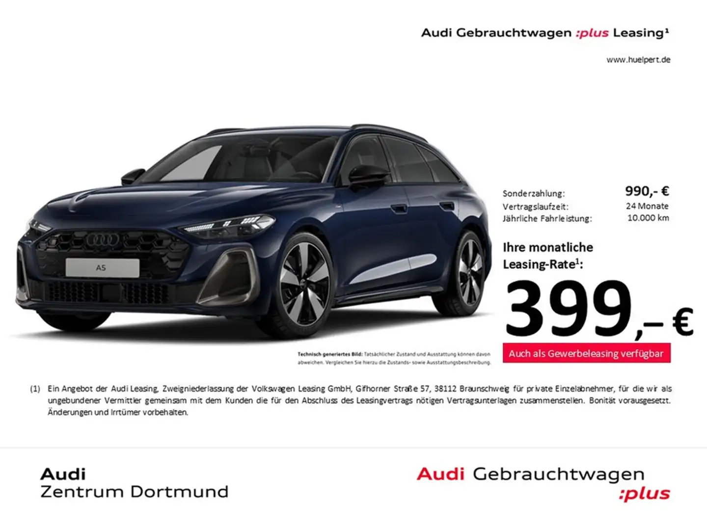 Audi A5 Avant S LINE edition one B&O AHK 360°CAM LM19 Blau - 1