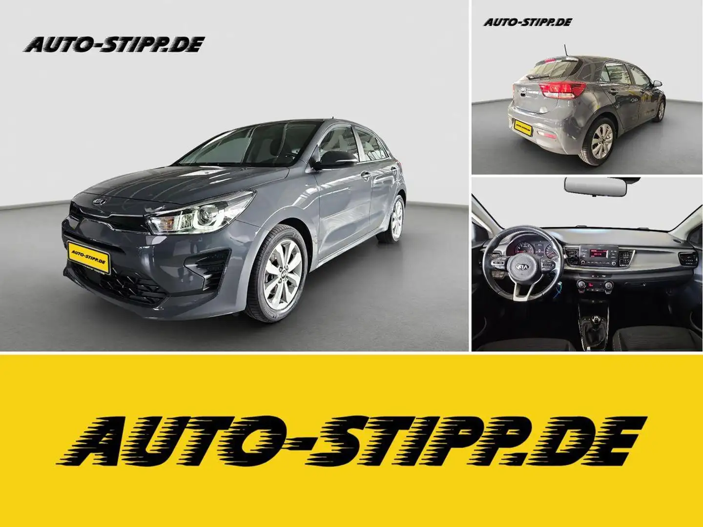 Kia Rio 1.2 Vision SPURH TEMP SITZH DAB BLUET PDC Gris - 1