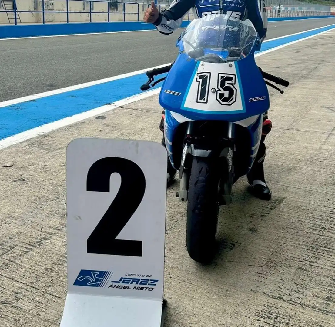 Yamaha YZF 750 YZF750R Azul - 2