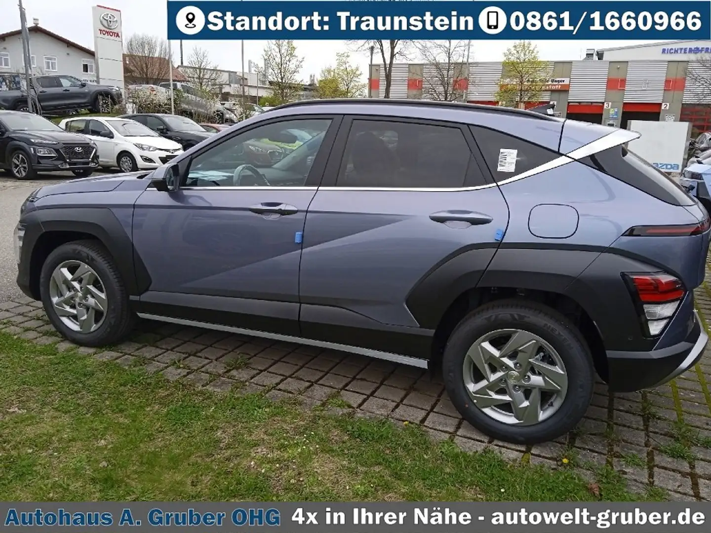 Hyundai KONA T-Gdi TREND BOSE + Assistenz-Paket Blau - 2