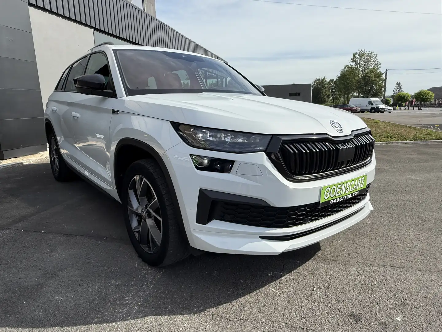 Skoda Kodiaq 1.5 TSI Sportline,FULL LED,CAMERA,KEY LESS😍 Blanc - 2