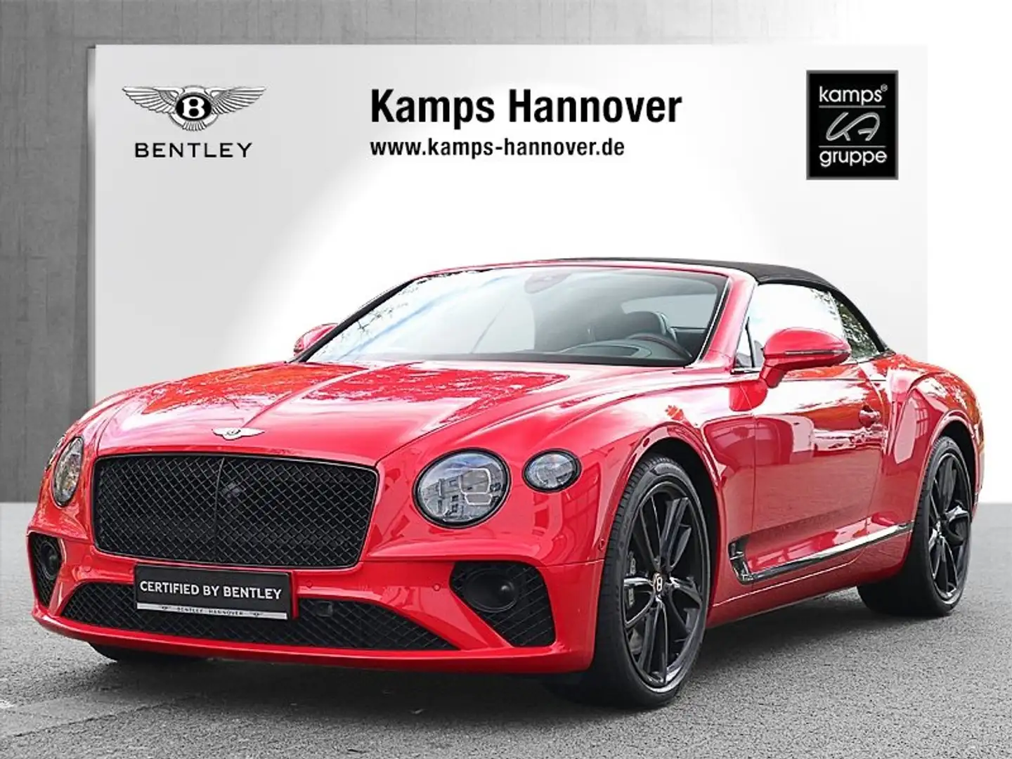 Bentley Continental GTC W12 *100 Jahre*Rotating*B&O* Rot - 1