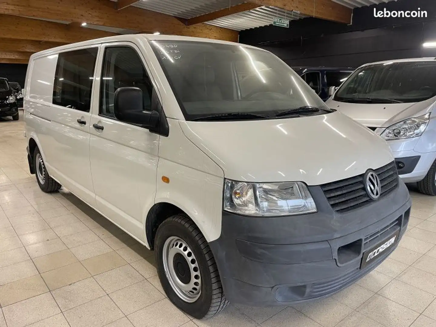 Volkswagen Transporter FG 2.5 TDI 130CH LONG Blanc - 2