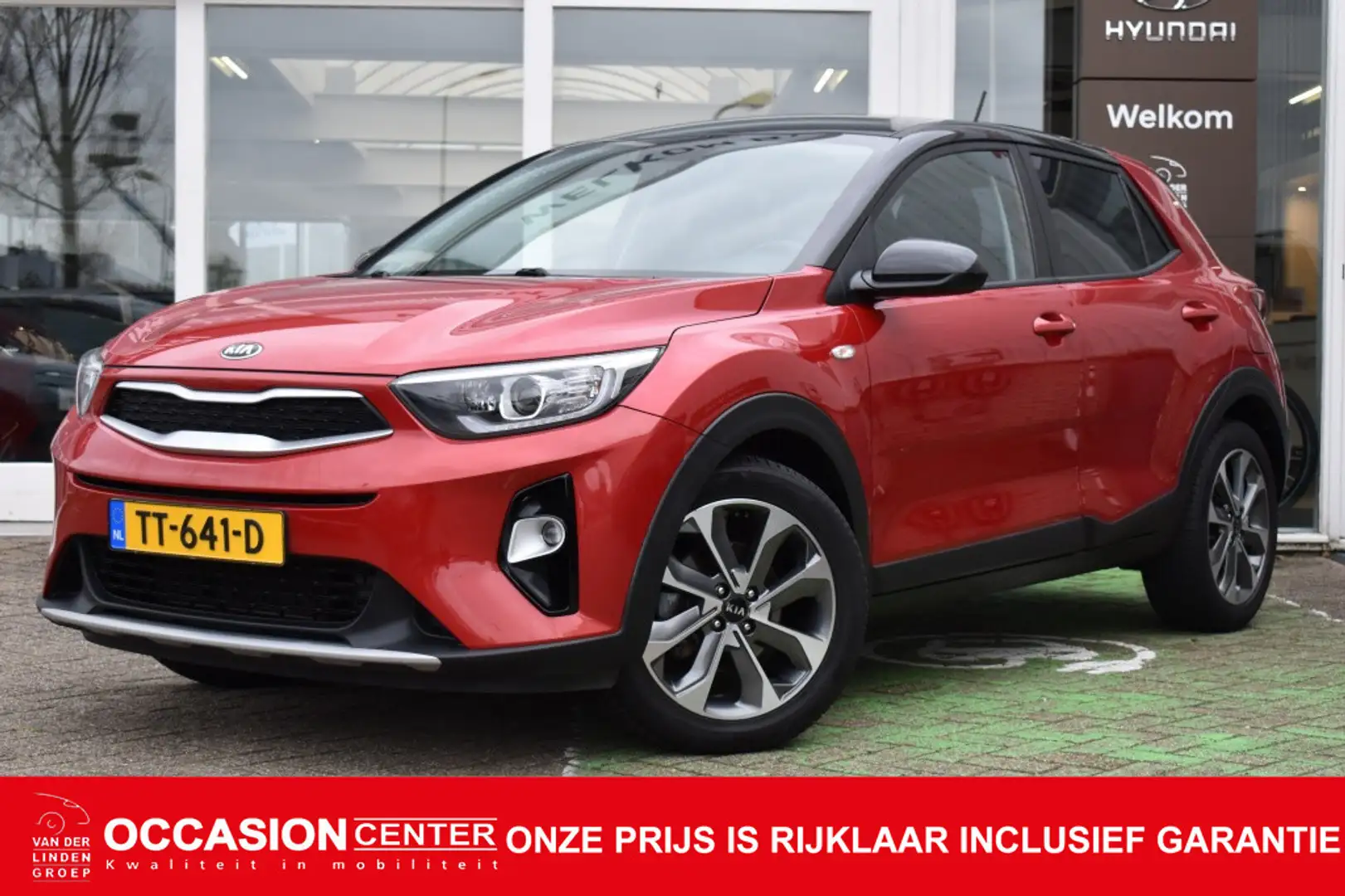 Kia Stonic 1.0 T-GDi ComfortPlusLine Navi/Cam/Allseason/Bluet Rood - 1