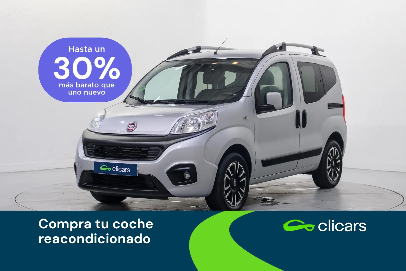 Fiat Qubo 1.3Mjt Lounge Plateado - 1