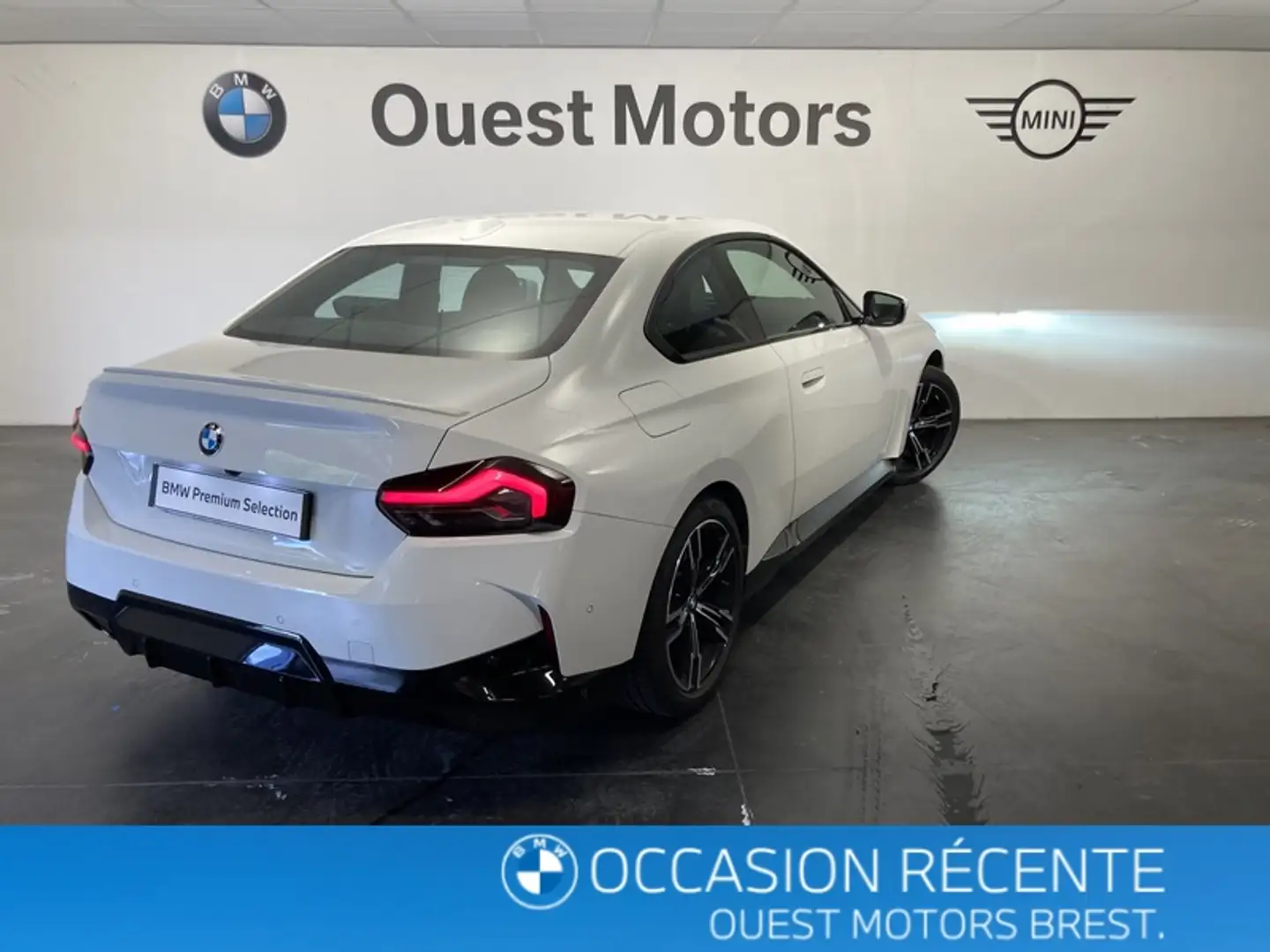 BMW 220 220dA 190ch M Sport Blanc - 2