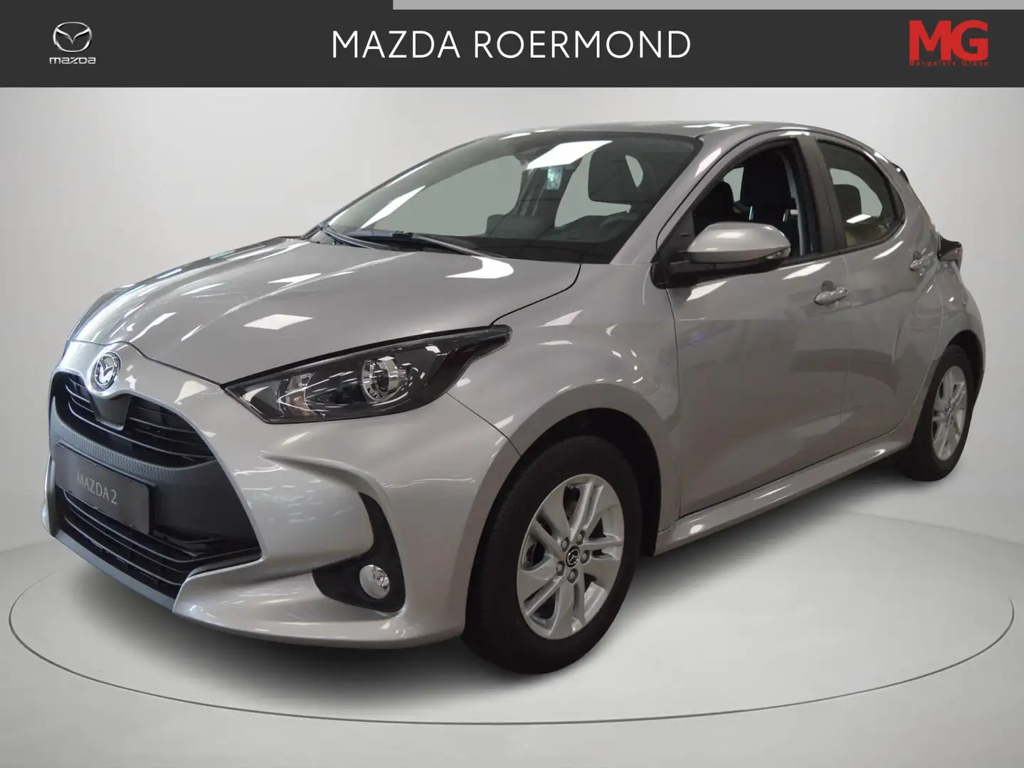 Mazda 2 Hybrid 1.5 Agile Hybrid 116pk Automaat / ALL IN PR Argent - 1