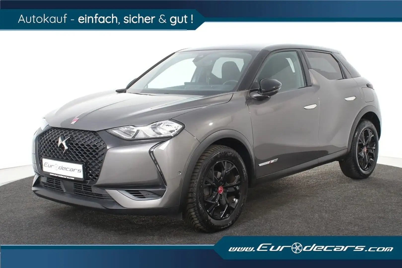 DS Automobiles DS 3 Crossback Performance Line  *1.Hand*T-Leder* Grau - 1