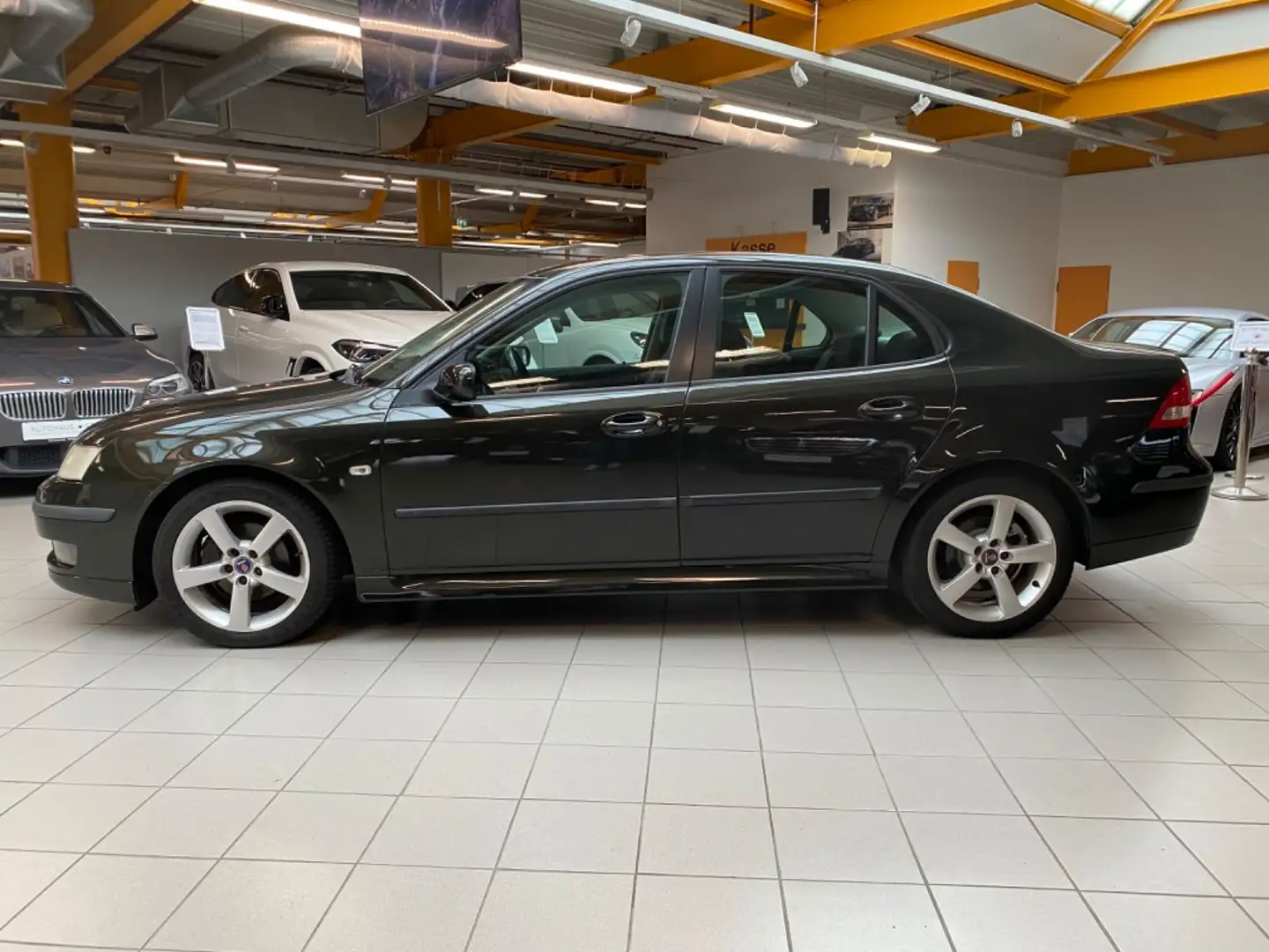 Saab 9-3 Limousine|PDC|Vollleder|Klima|Isofix|1.Hand Negru - 2