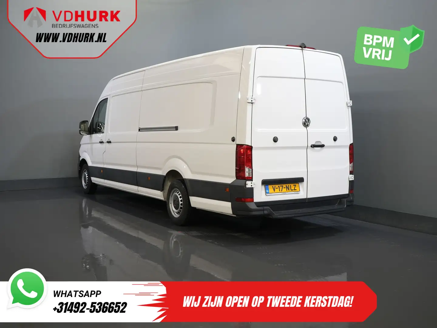 Volkswagen Crafter 35 2.0 TDI 140 pk L5H3 BPM VRIJ! 2x Schuifdeuren/ Wit - 2