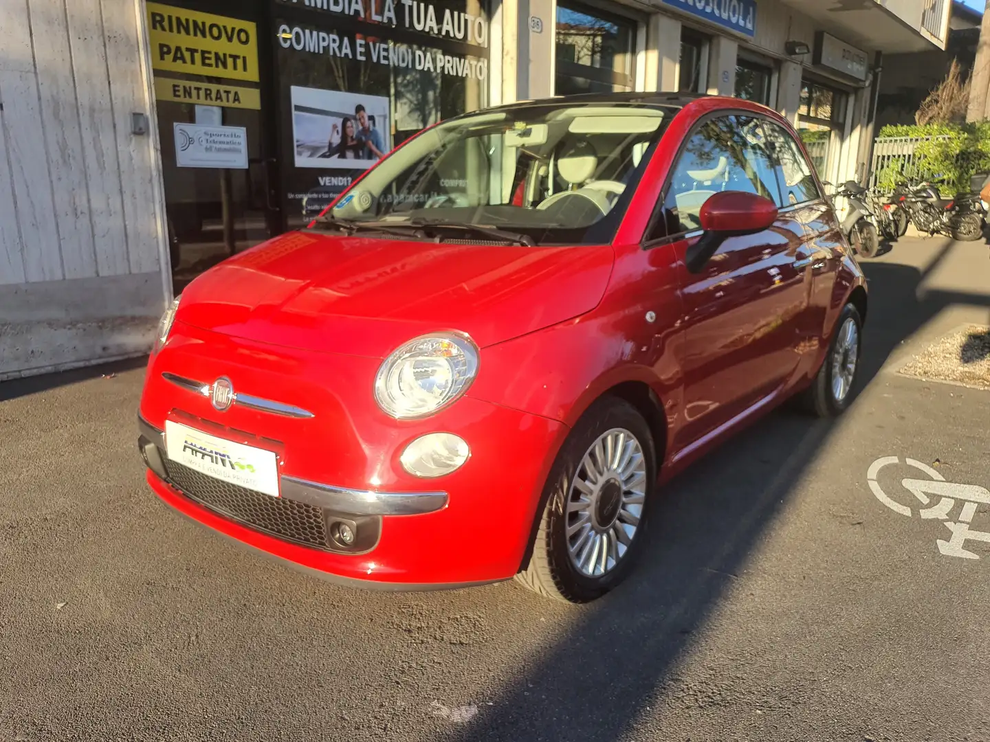 Fiat 500 500 III 1.2 Lounge 69cv NEOPATENTATI Rosso - 1