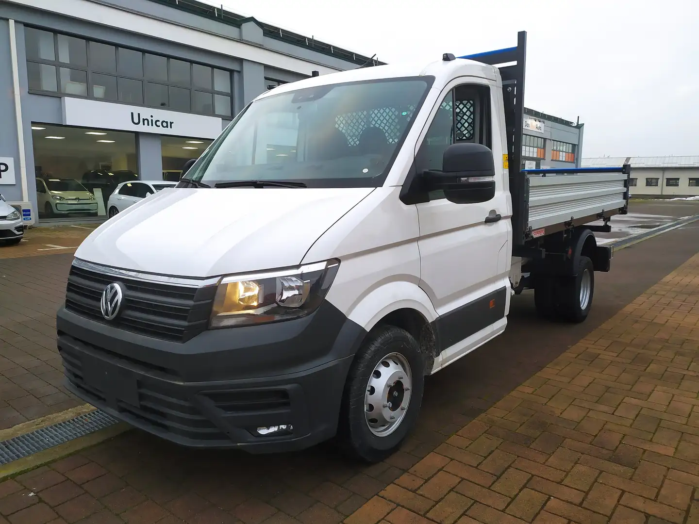 Volkswagen Crafter 2.0 tdi 140cv, CASSONE RIBALTABILE TRILATERALE Bianco - 1